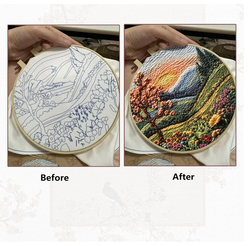 Hzkokon Embroidery Kit