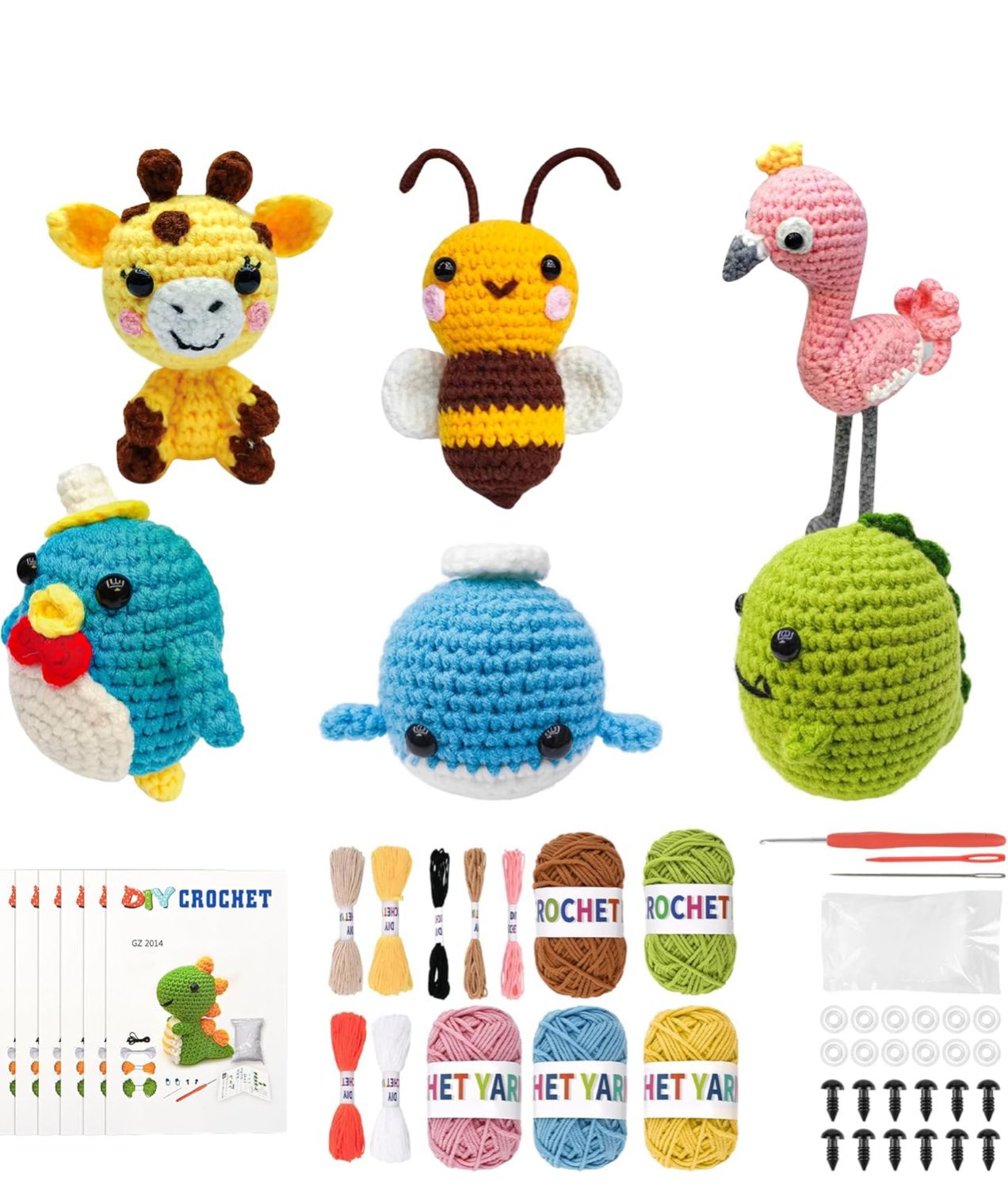 Animal Plush Crochet Kit