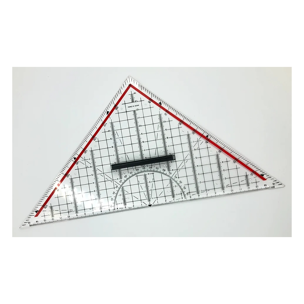 Aresto Triangle Ruler