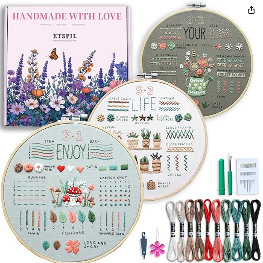 ETSPIL Embroidery Kit
