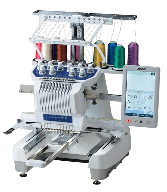 Brother PR1055X 10 Needle Embroidery Machine with 360x200mm Embroidery Area