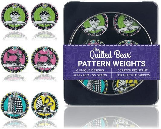The Quilted Bear Pattern Weights