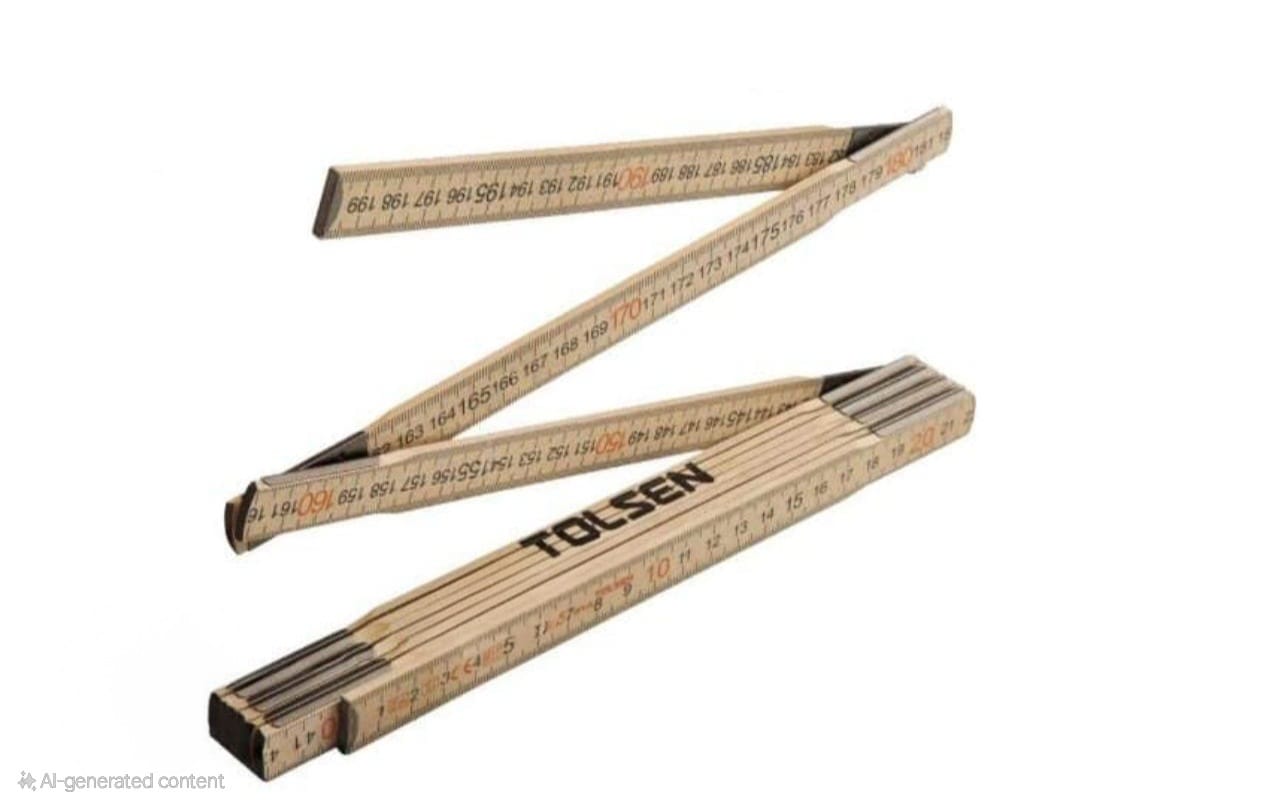 Foldable Wooden Ruler