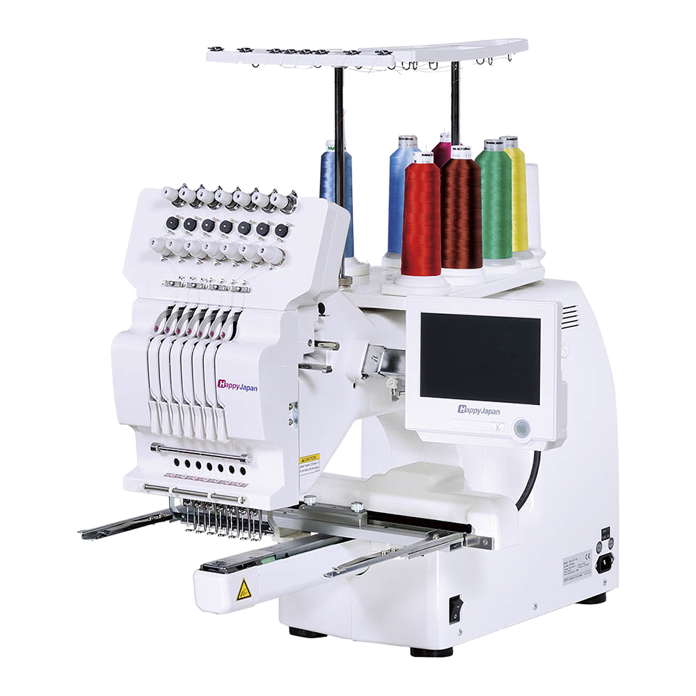 Happy HCH -701-30 Single Head 7 Needle Computerized Embroidery Machine