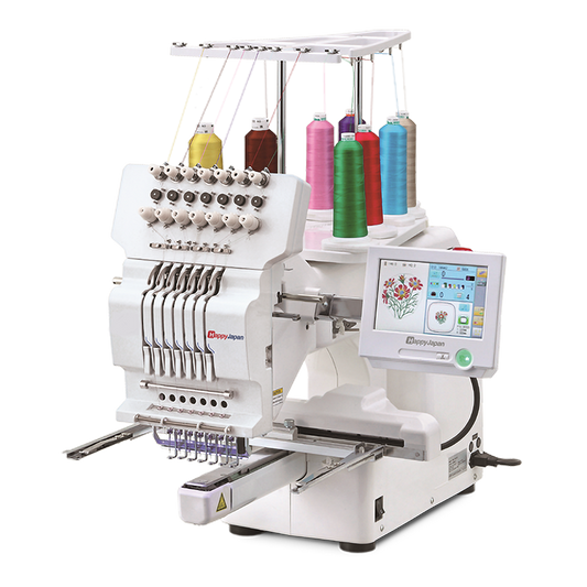 Happy HCH -701P-30 Single Head 7 Needle Computerized Embroidery Machine