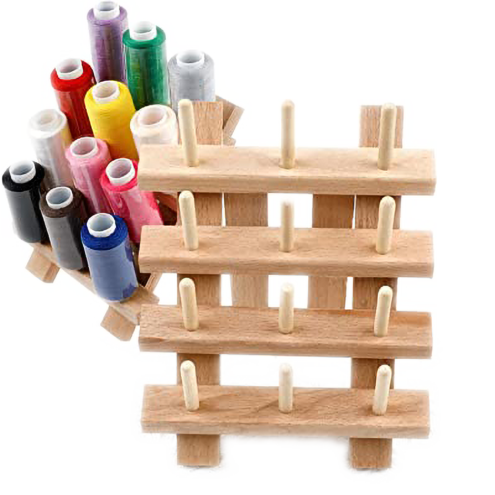 Jt Thread Rack Wooden Thread Rack – AlFakhri Sew Dubai